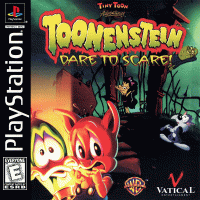 Tiny Toon Adventures Toonenstein Dare to Scare PAL Playstation PAL box art